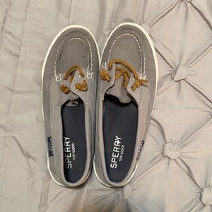 Grey Sperry Topsiders